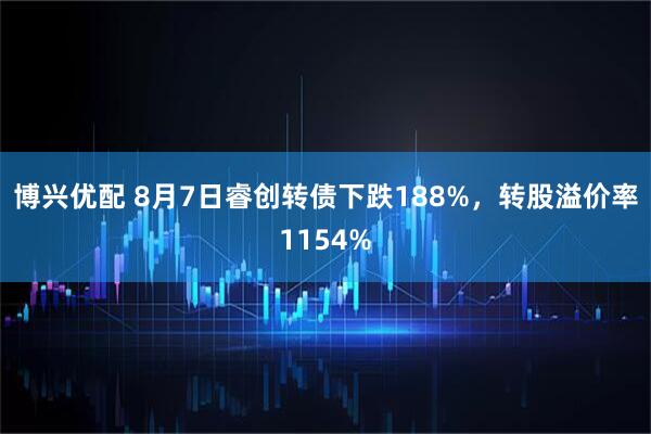 博兴优配 8月7日睿创转债下跌188%，转股溢价率1154%